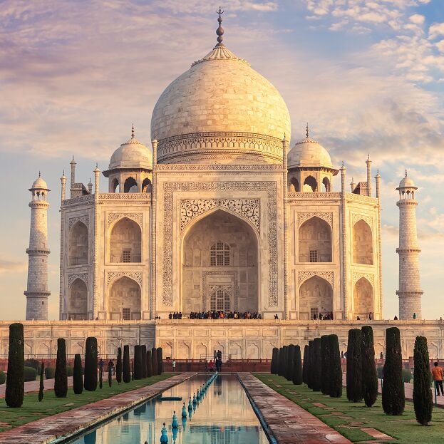 美しいTaj Mahalの写真。