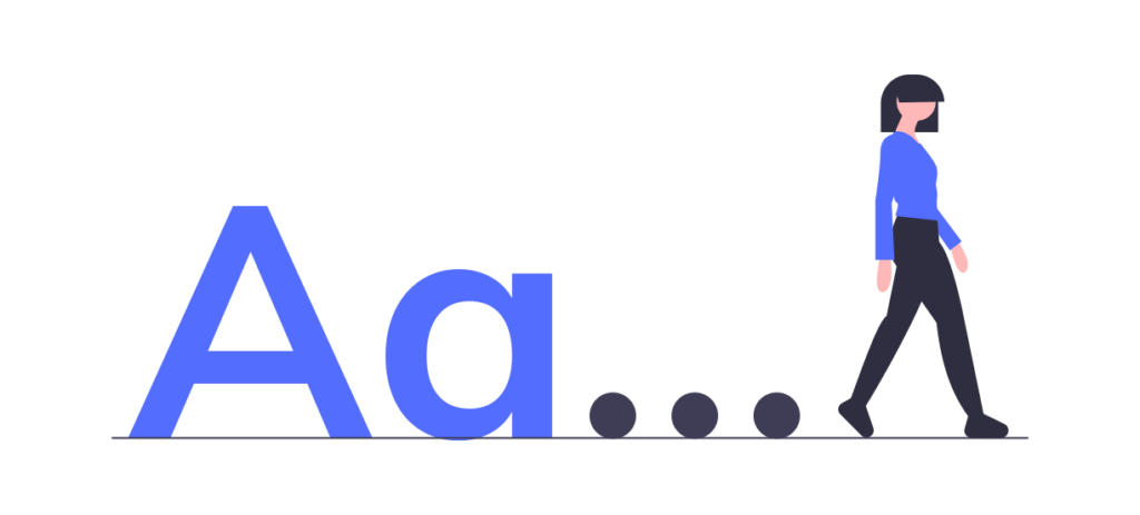 文字。